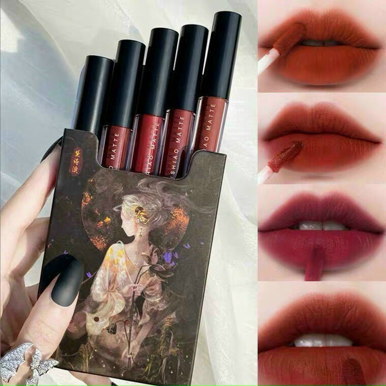 Set 5 Son Kem Lì Lâu Trôi DAISHIAO MATTE Siêu Hot Nội Địa FLASH SALE | BigBuy360 - bigbuy360.vn