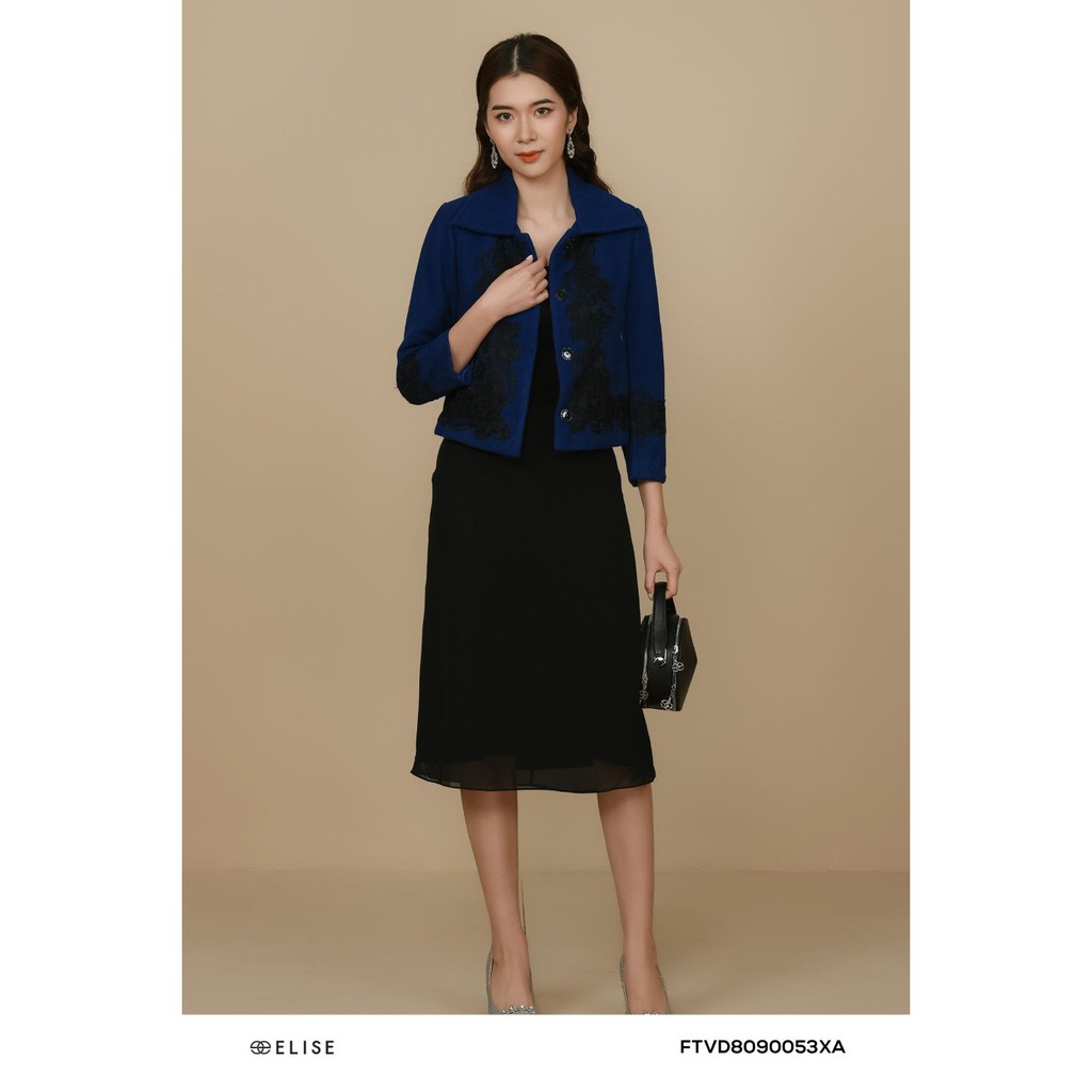 [Mã FAMALLT5 giảm 15% đơn 150k] Áo vest xanh ren thiết kế Elise | BigBuy360 - bigbuy360.vn