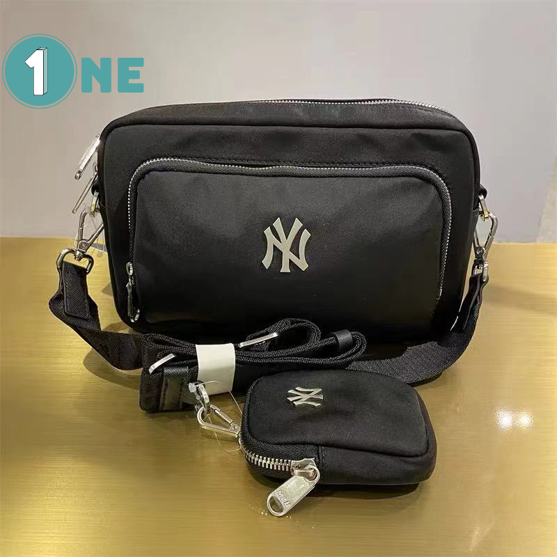 ( Chuẩn Hãng ) Túi Đeo Chéo MLB NY Nylon BKS Full Tag Mac