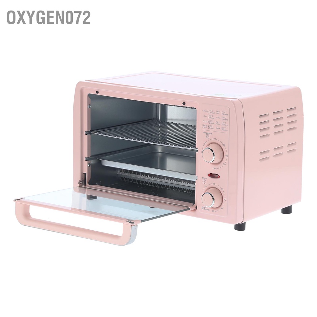 Lò nướng điện 13L - Máy Sấy Thực Phẩm 2 trong 1 Phích Cắm EU 220 240V oxygen072