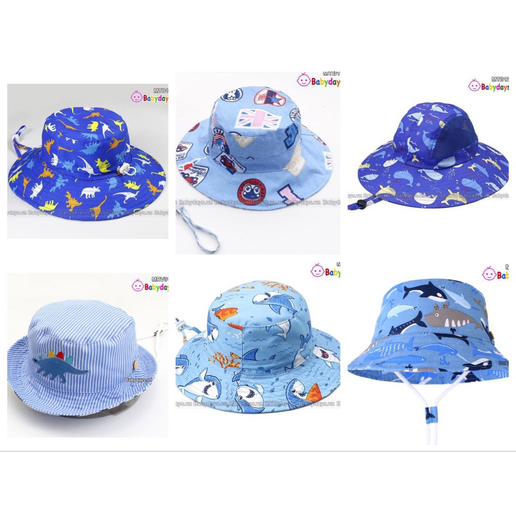 Mũ rộng vành bé trai TH13