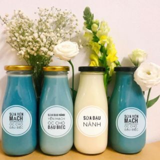 Combo 5 chai thủy tinh 310ml đựng sữa
