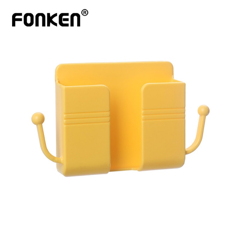 Giá đỡ điện thoại/điều khiển từ xa gắn tường FONKEN 5 màu sắc tùy chọn sắp xếp gọn gàng tiện dụng