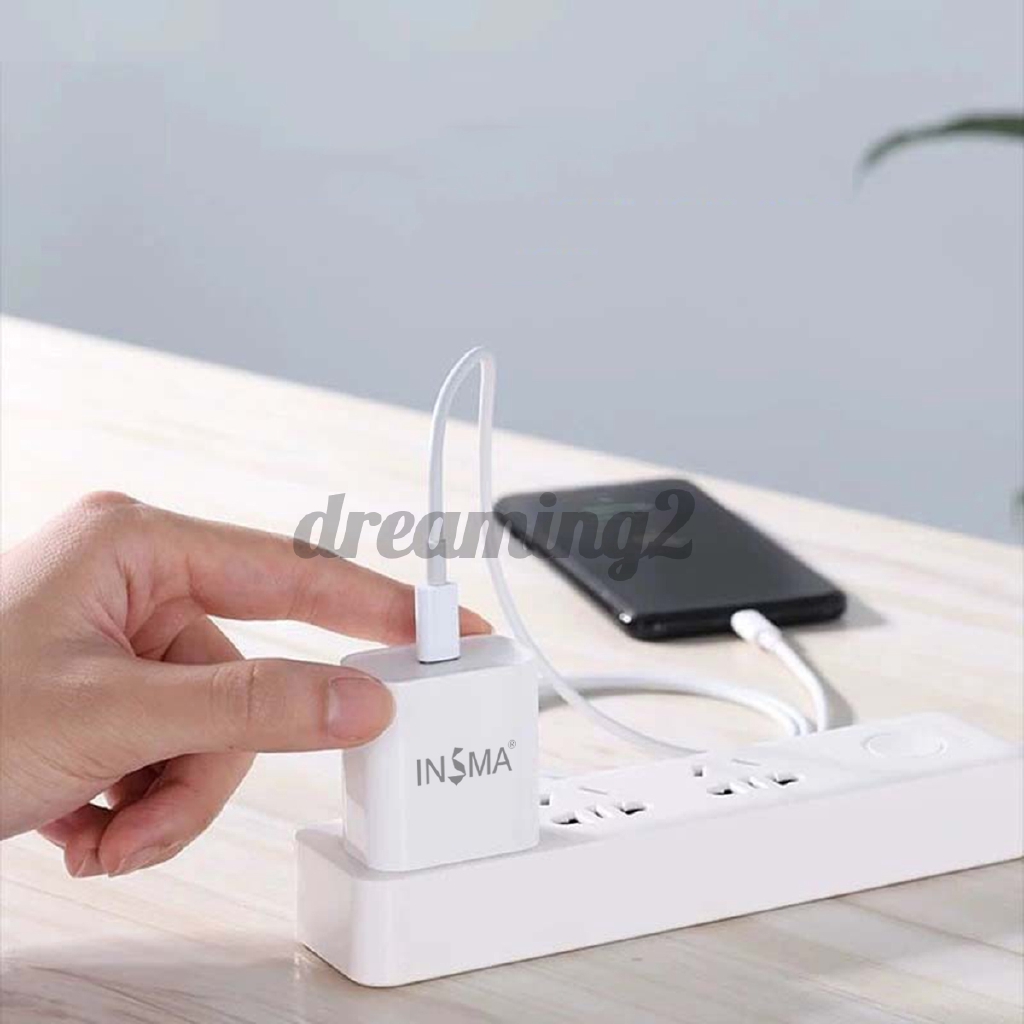 Củ sạc nhanh insma 18w usb type c pd3.0 chuyên dụng cho iphone apple