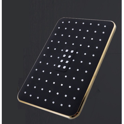 Bộ cây sen tắm nóng lạnh cao cấp MORALLY- BLACKGOLD-Chất liệu mạ đồng cao cấp-Sơn tĩnh điện-Vòi tăng áp