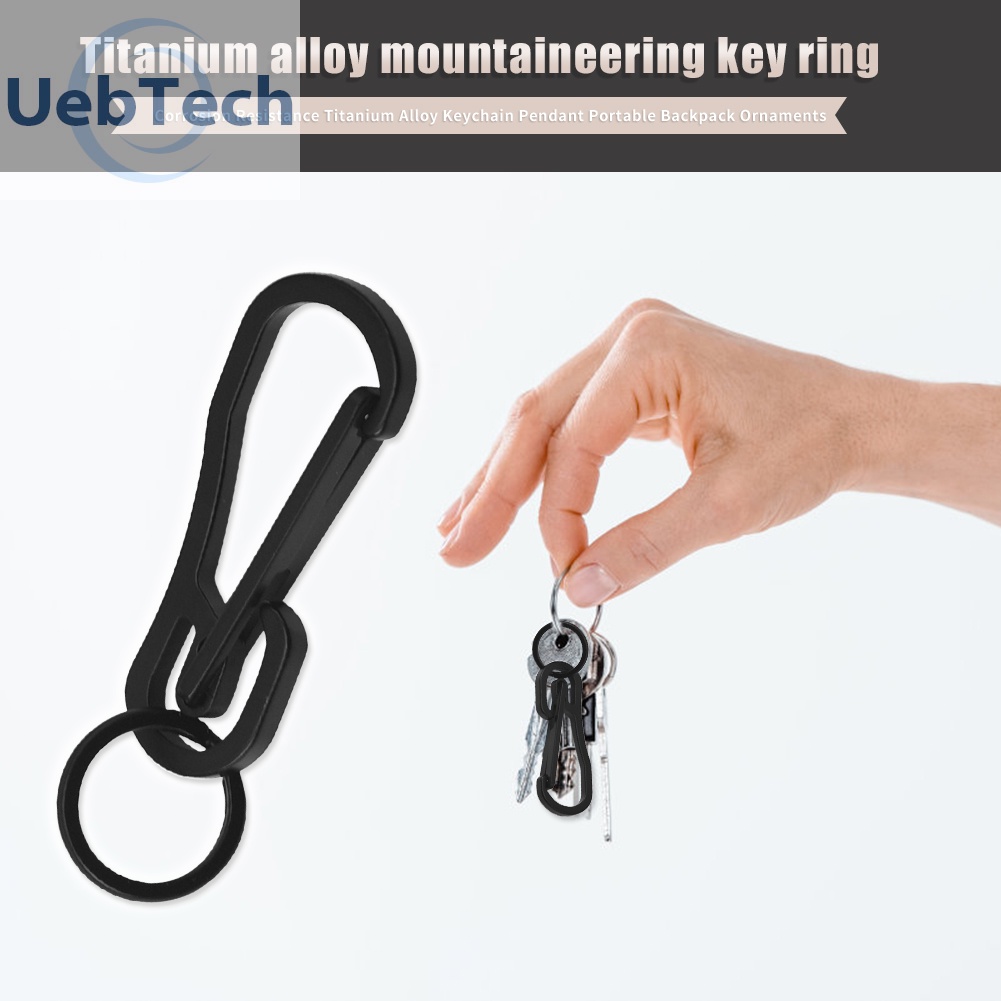 Móc chìa khóa bằng thép không gỉ chất lượng cao tùy chọn màu sắc