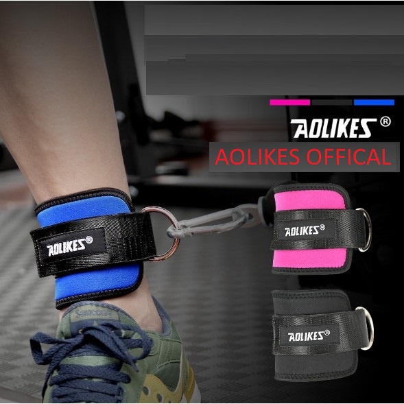 Đai Quấn Cổ Chân Tập Gym , Tập Chân Mông Với Cáp Chính Hãng Aolikes