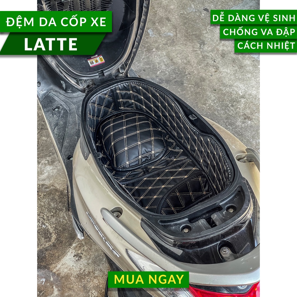 Lót Cốp Da Chống Nóng Chống shock - YAMAHA LATTE (ACRUZO)-Giá Tận Xưởng-Có Túi Giấy Tờ