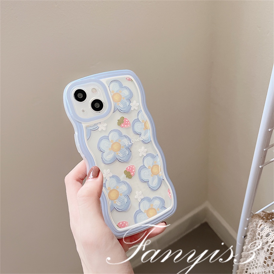 Ốp Điện Thoại Mềm Trong Suốt In Hình Hoa Cho iPhone 14 13 12 11 Pro Max X XR Xs Max 8 7 6 6s Plus SE 2020
