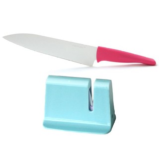Bộ dao chef phủ gốm bề mặt và mài dao gốm Ceramic Neoflam