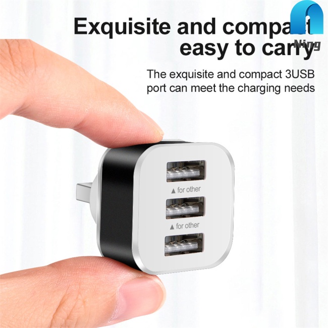 Đầu Chia 3 Cổng Usb 3 Cổng Tốc Độ Cao Tiện Dụng Mang Theo Du Lịch