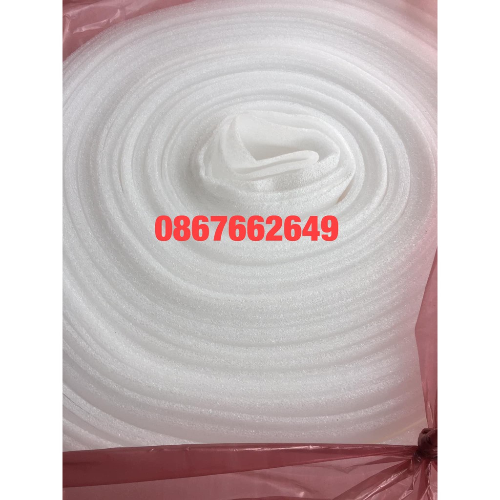 Xốp foam dày 1mm, xốp bọc hàng, chống va đập