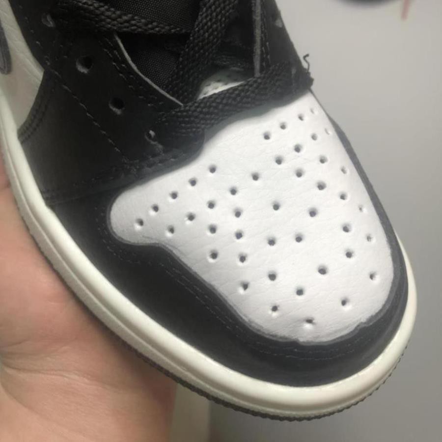 Giày Sneaker Jordan 1 Low,  JD1 Cao Cổ Màu Đen Trắng Cao Cấp Full Size Nam Nữ