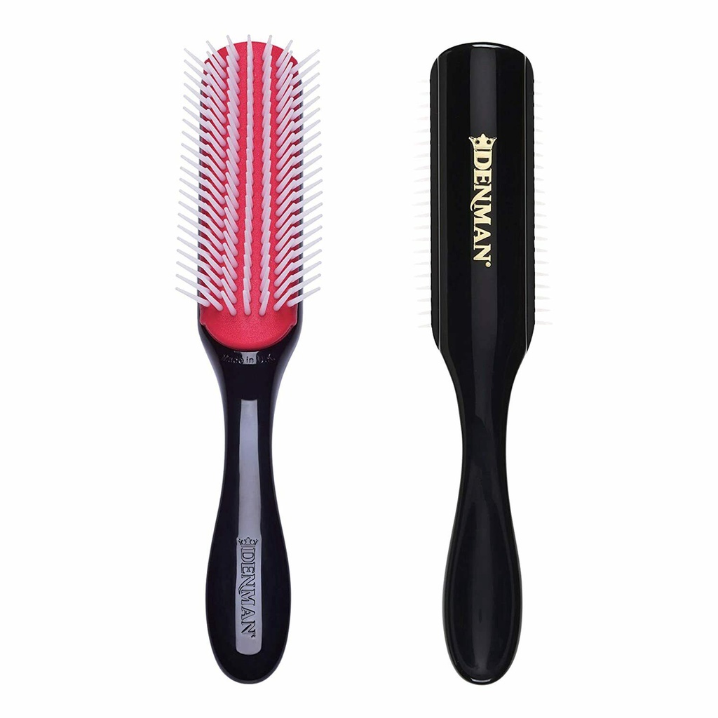 Lược dành cho tóc xoăn Denman Brush D3 Original Styler 7 Row nhiều màu