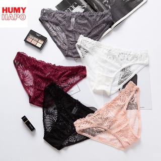Quần lót ren nữ cao cấp HUMYHAPO QR 03 họa tiết cánh hoa 5 màu size M L