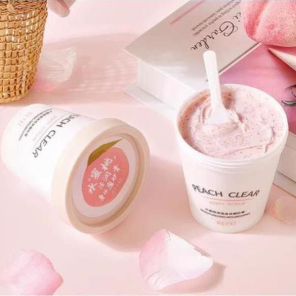 Tẩy da chết Đào toàn thân HEYXI Peach Clear Body Scrub Moisturizing Nourishing HEYX05