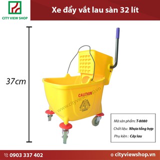 Xe đẩy vắt cây lau sàn 32 lít