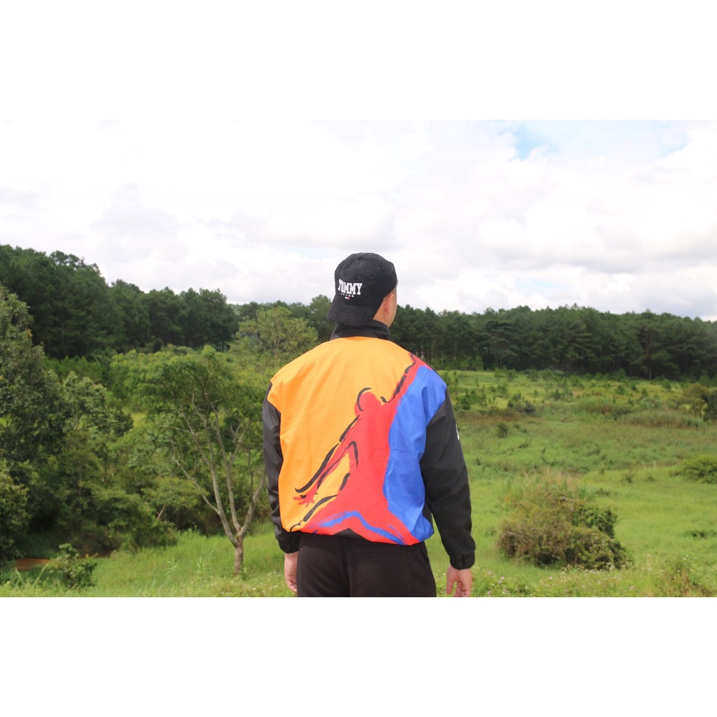 Áo Khoác Jacket Nike x Jordan Vintage Nam Nữ Vải Dù 2 Lớp Cao Cấp LBsar