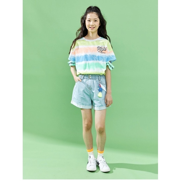 Short jeans giấy bé gái lớn