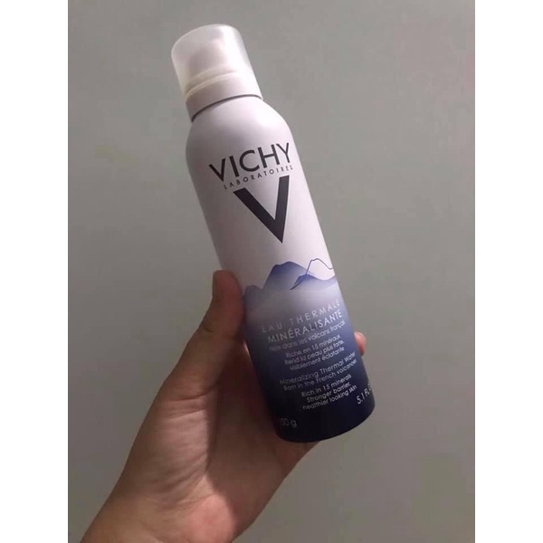 Xịt khoáng và nước hoa hồng dưỡng ẩm Vichy