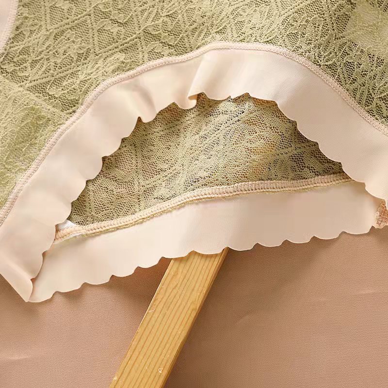 Quần Lót Ren Nữ - Quần Chip Nữ Cạp Và Viền Su Mát Lạnh Co Giãn Thoải Mái - Mẫu Mới QL08