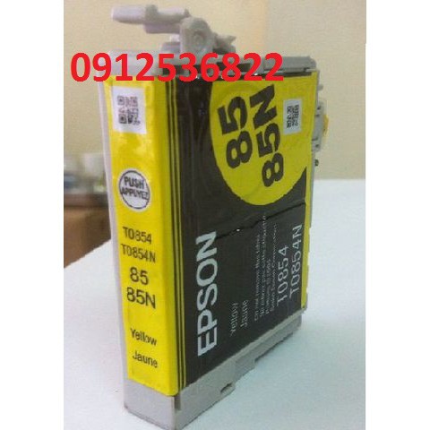 mực in mầu vàng yellow 85n bóc máy epson t60 1390