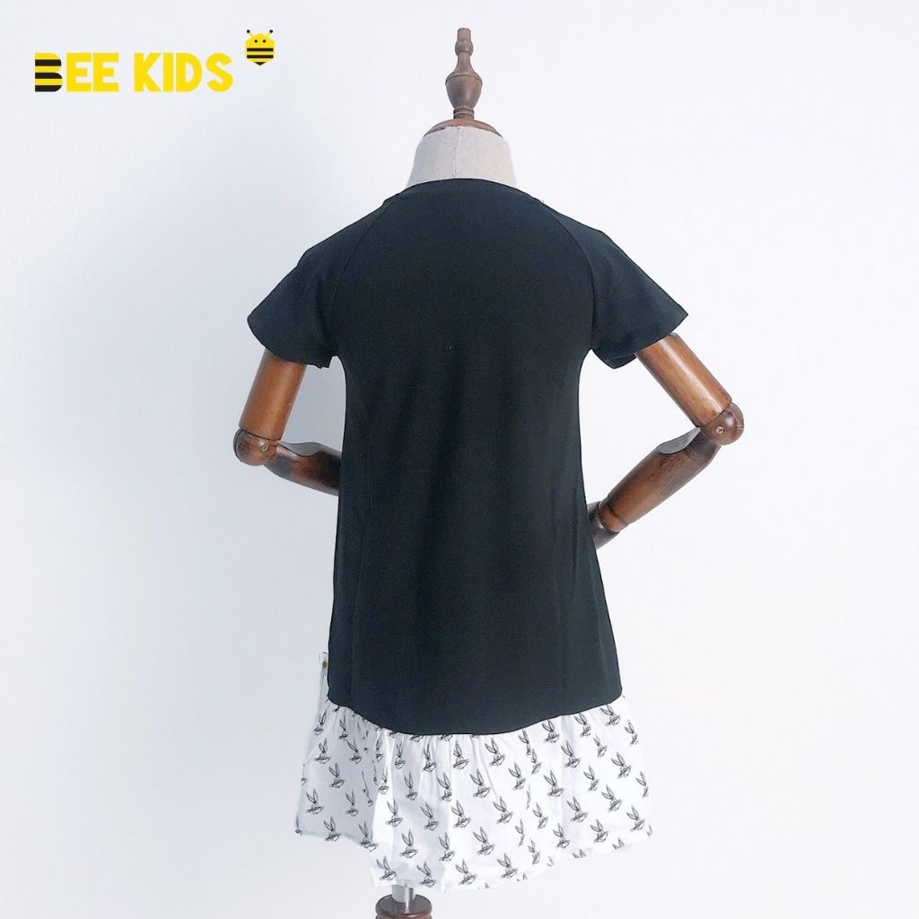 Váy Thun Cộc Tay Cho Bé Gái Bee Kids Dáng Suông Đuôi Cá In Họa Tiết Ngộ Nghĩnh (2 - 6 Tuổi) 1DT01176CA