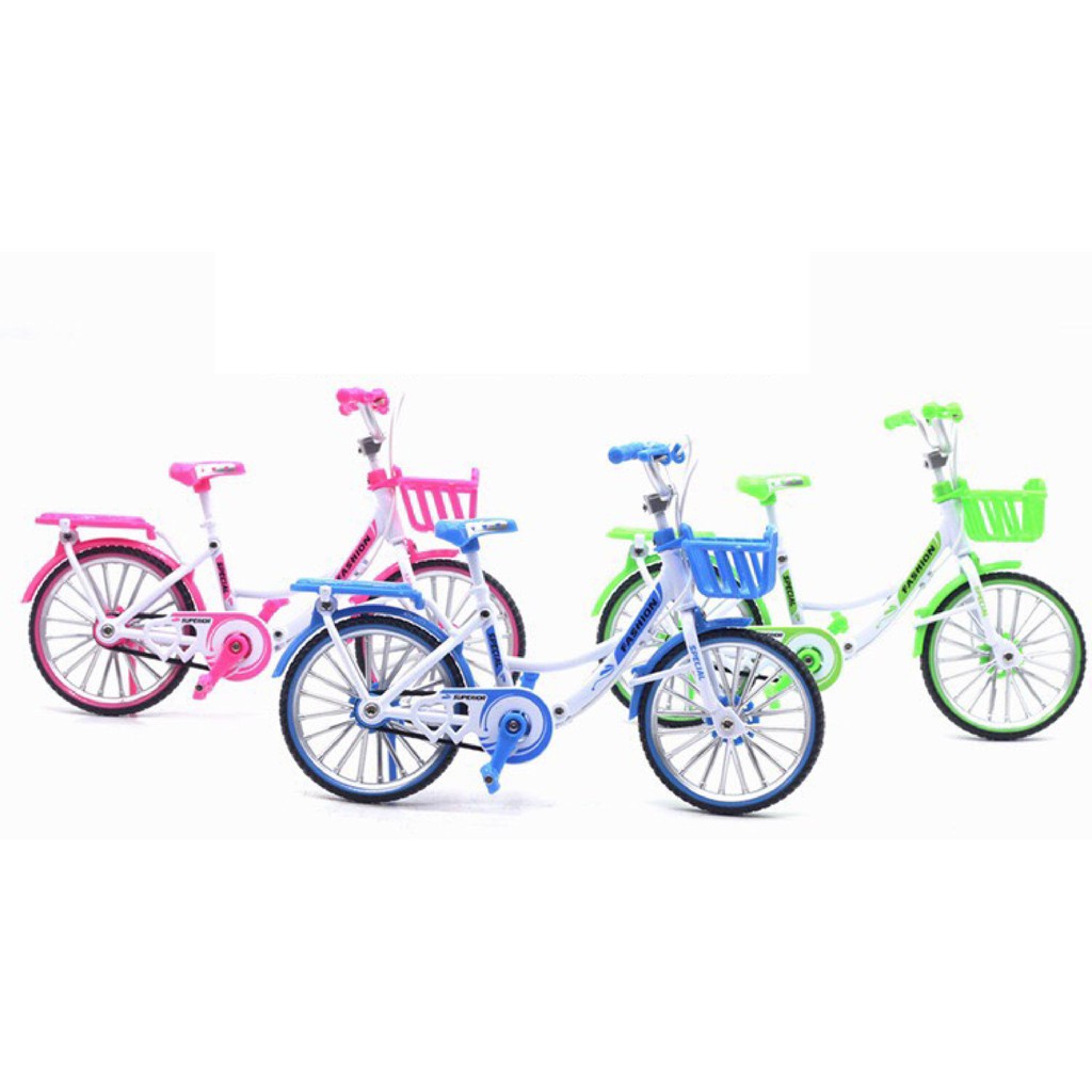 ĐỒ CHƠI MÔ HÌNH XE ĐẠP MINI LẮP RÁP TỈ LỆ 1:10 VÀ 1:8 BẰNG KIM LOẠI VÀ BÁNH CAO SU
