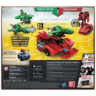 SIDESWIPE & GREAT BYTE - Bộ 2 robot dòng Activator - TRANSFORMERS