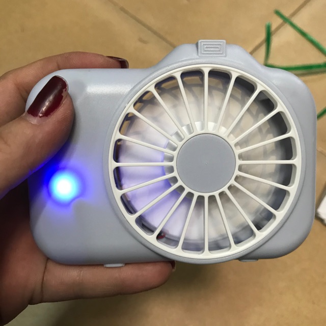 Combo 10 quạt sạc mini máy chụp hình