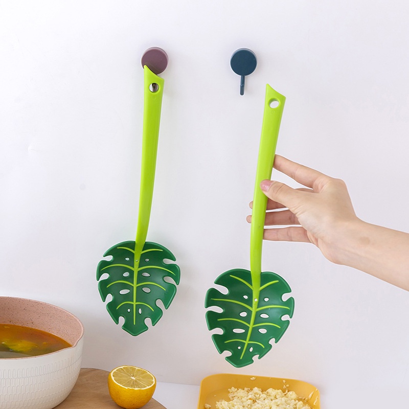 Muỗng / Vá Múc Mì Ý Có Rãnh Tay Cầm Dài Đa Năng Cho Nhà Bếp / Nhà Hàng