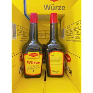 NƯỚC TƯƠNG MAGGI WÜRZE hàng Đức chai 1000ml