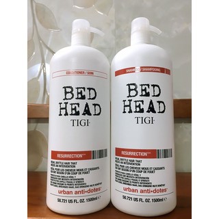 [TIGI]DẦU GỘI XẢ TIGI ĐỎ 1500ML(TIGI URBAN ANTIDOTES™ LEVEL 3 RESURRECTION)