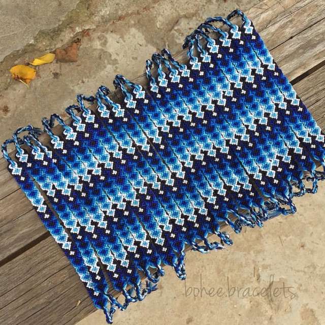 Vòng ombre xanh biển