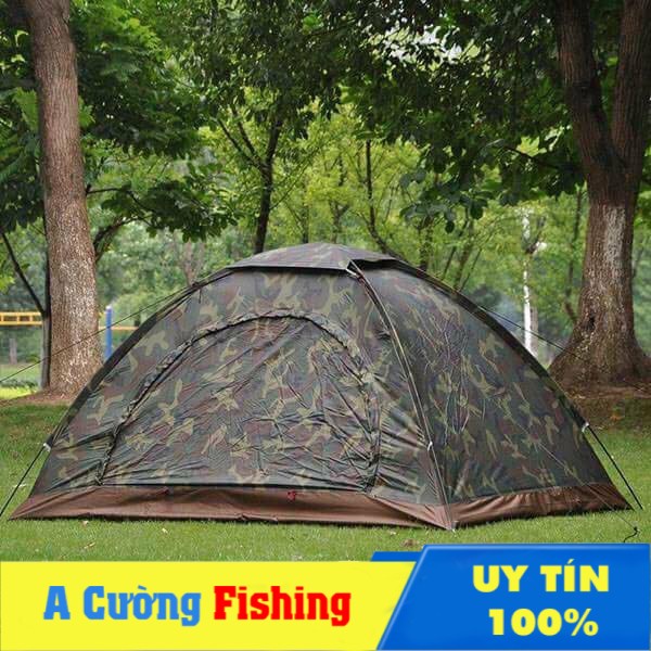 Lều Cắm Trại 3_4 Người Rằn Ri Bộ Đội Cực Chất, Lều Phượt