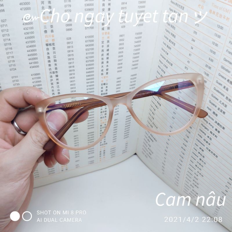 Gọng Kính Cận P8013 Màu Hot Hit