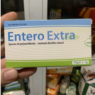 Gói men hỗ trợ tiêu hóa entero extra hộp 10 gói đạt chuẩn gpp