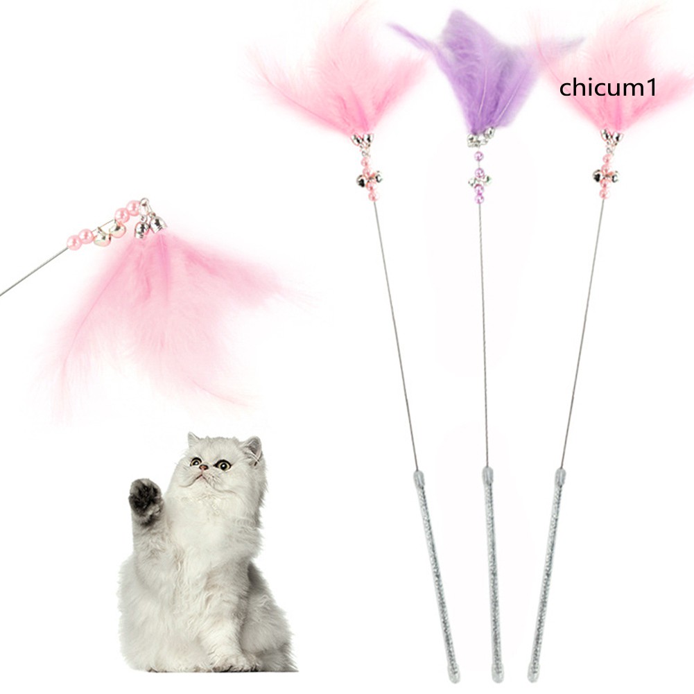 Bộ 2 Que Lông Vũ Trêu Chọc Mèo Vui Nhộn
