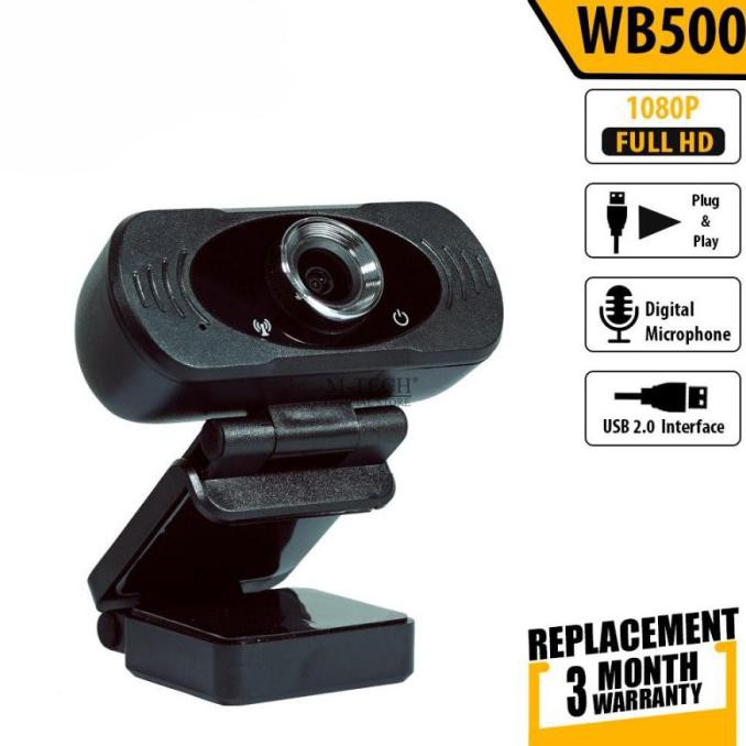 Webcam M-Tech Wb500 1080p Full Hd Kèm Micro / Mtech Wb500 | BigBuy360 - bigbuy360.vn