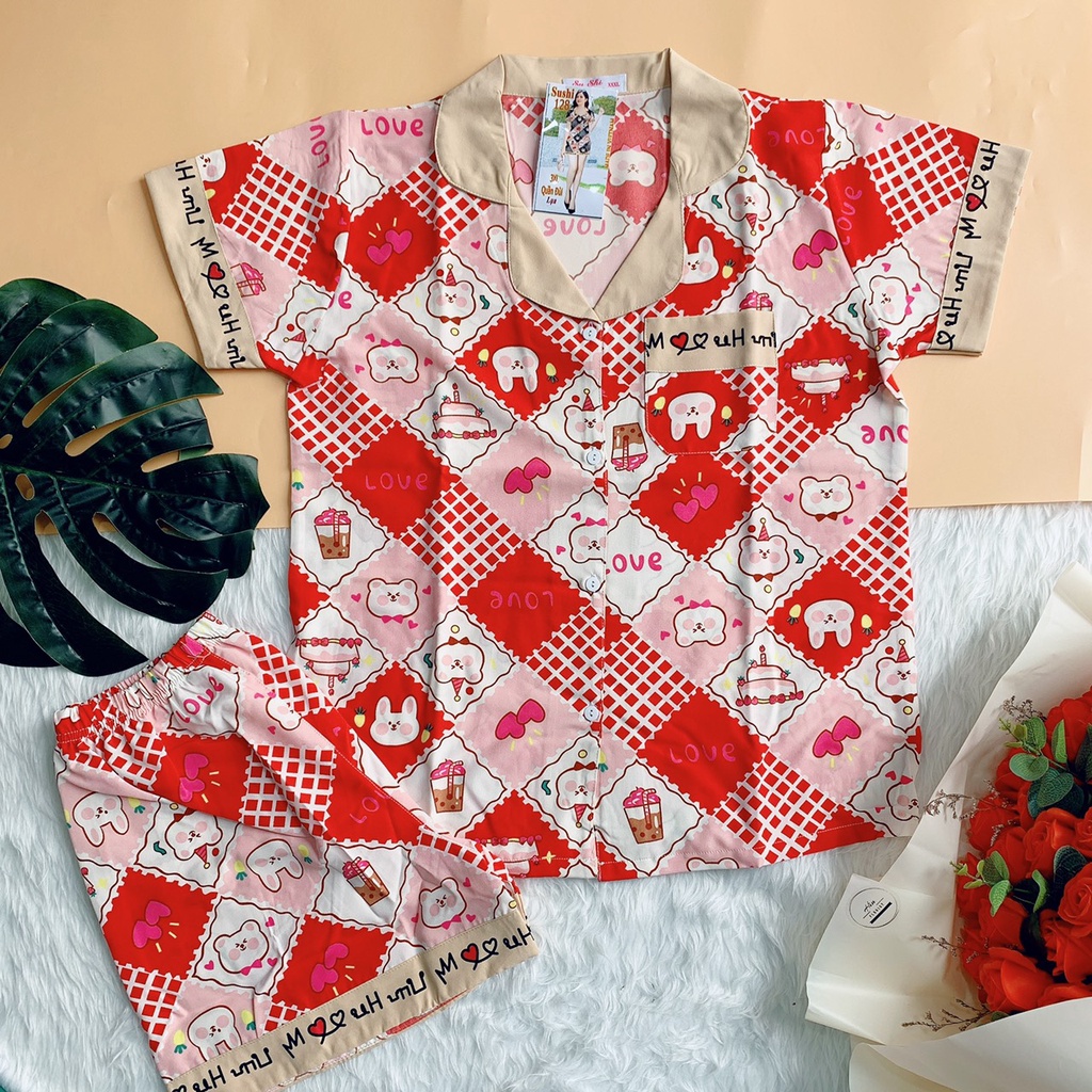 Bộ Đồ Ngủ - Đồ Mặc Nhà Satin Đùi Nhiều Mẫu Họa Tiết Trẻ Trung, Mát Mẻ | BigBuy360 - bigbuy360.vn