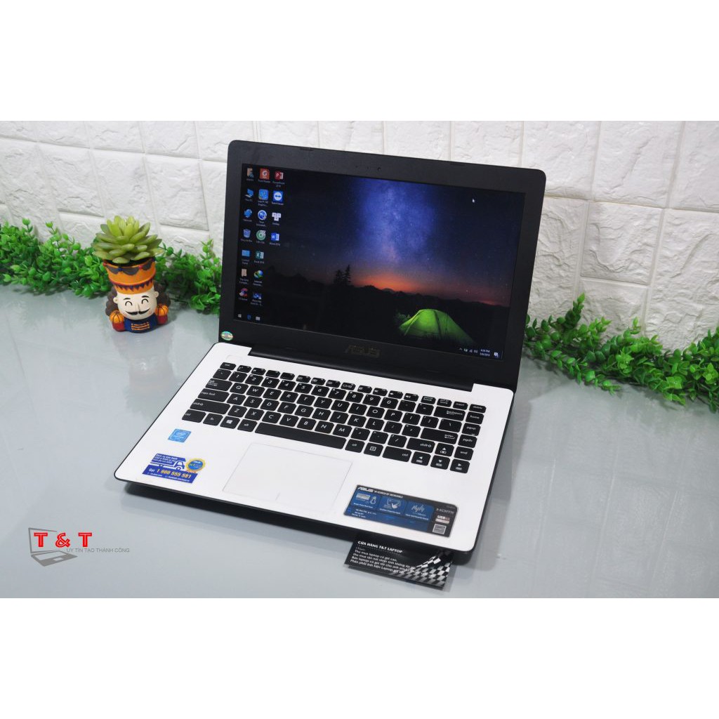 Laptop Asus X453SA Intel Pentium N3700, RAM 4GB, HDD 500GB or SSD 128GB, 14 inch, Trắng