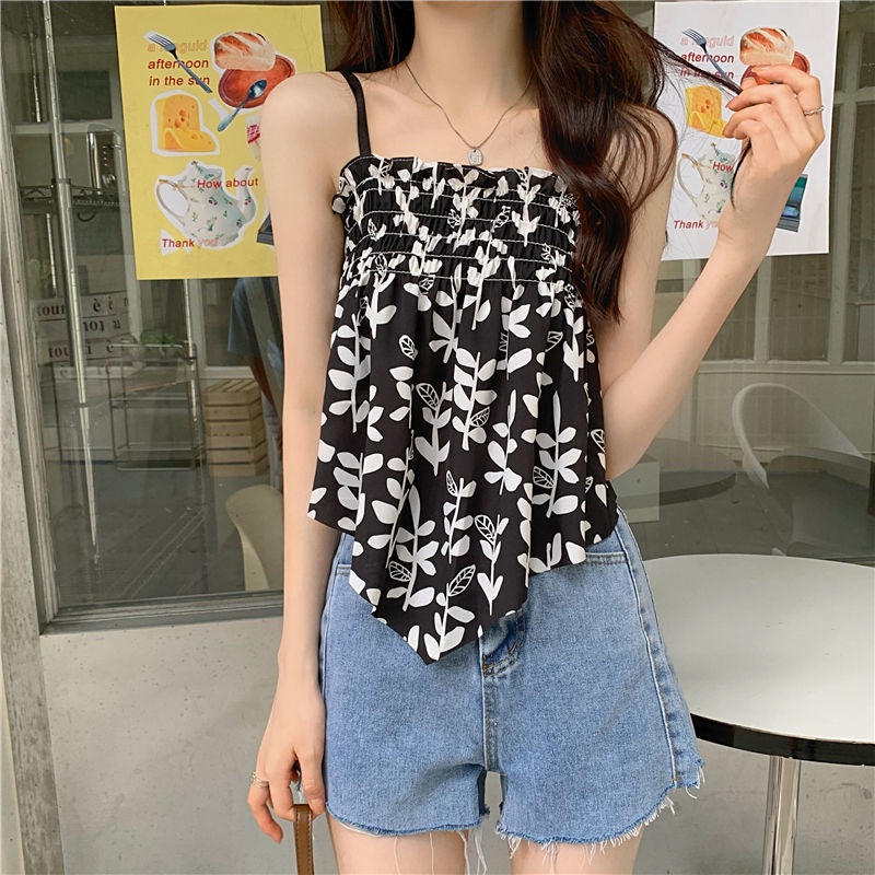 Áo Ống Ngắn Sát Nách Thời Trang Mùa Hè Pháp Cho Nữ