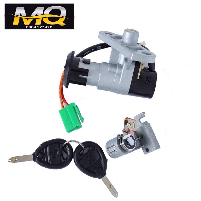 Bộ Ổ Khoá Xe Máy VIVA 6 Cạnh