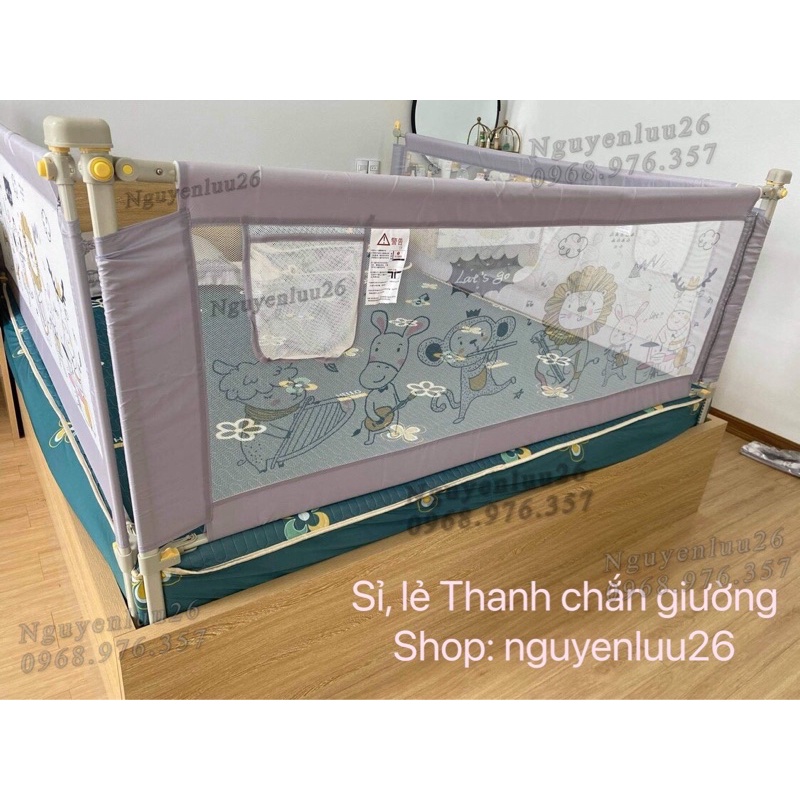 Thanh Chắn Giường cho bé mẫu nâng cấp thanh chặn giường sale giá xưởng SILK BABY