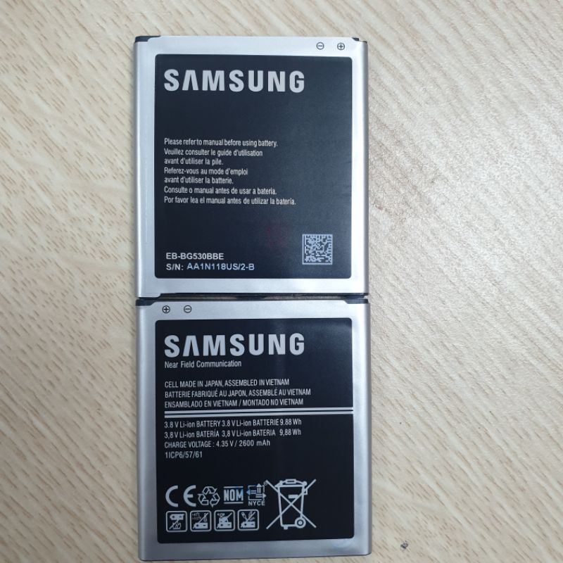 Pin samsung G530/G531/G532/J320/J500/J250 dung lượng 2600mah