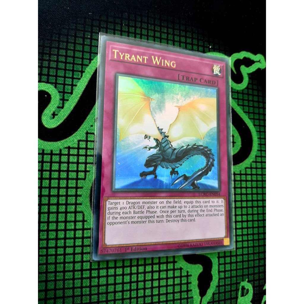 Thẻ Bài Mint90 Yugioh Trap -Tyrant Wing - LCKC-EN054 - Ultra Rare