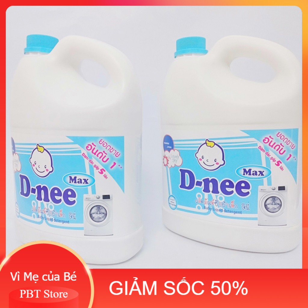 [HCM] Nước giặt thơm cho em bé Dnee Max 3600ml Thái Lan siêu rẻ