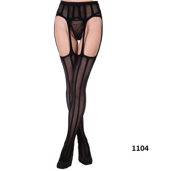 QUẦN TẤT LƯỚI NỮ CHỐNG TỤT HỌA TIẾT NGHỆ THUẬT SEXY QT 4151