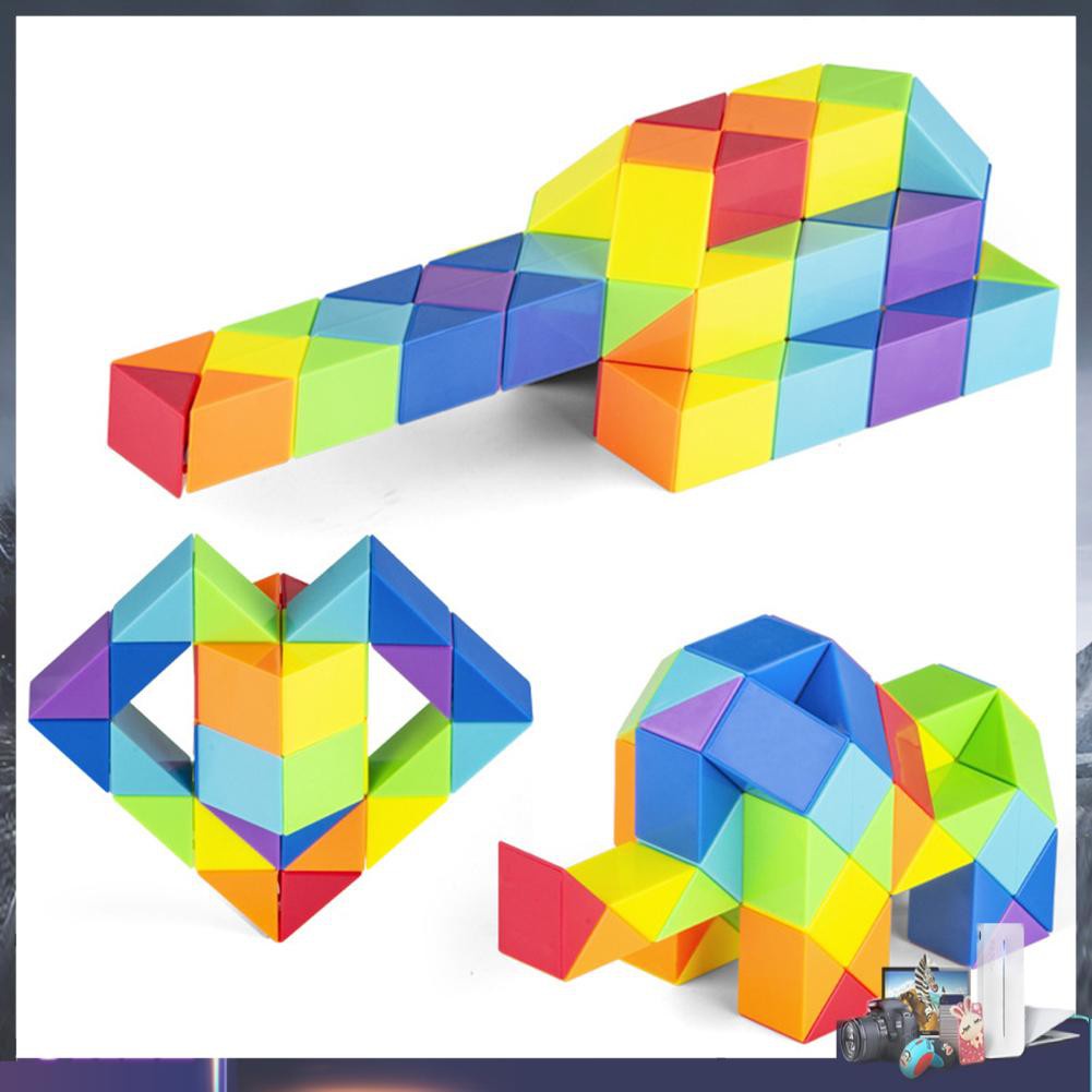 Đồ Chơi Xếp Hình Rắn 24 / 36 / 48 / 60 / 72 Giúp Giảm Căng Thẳng