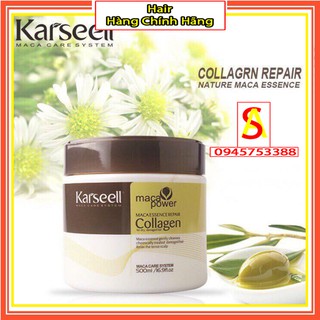 ✅ Kem Hấp - Ủ- Xả Phục Hồi Tóc Collagen Karseell Maca Dạng Hũ 500 ml